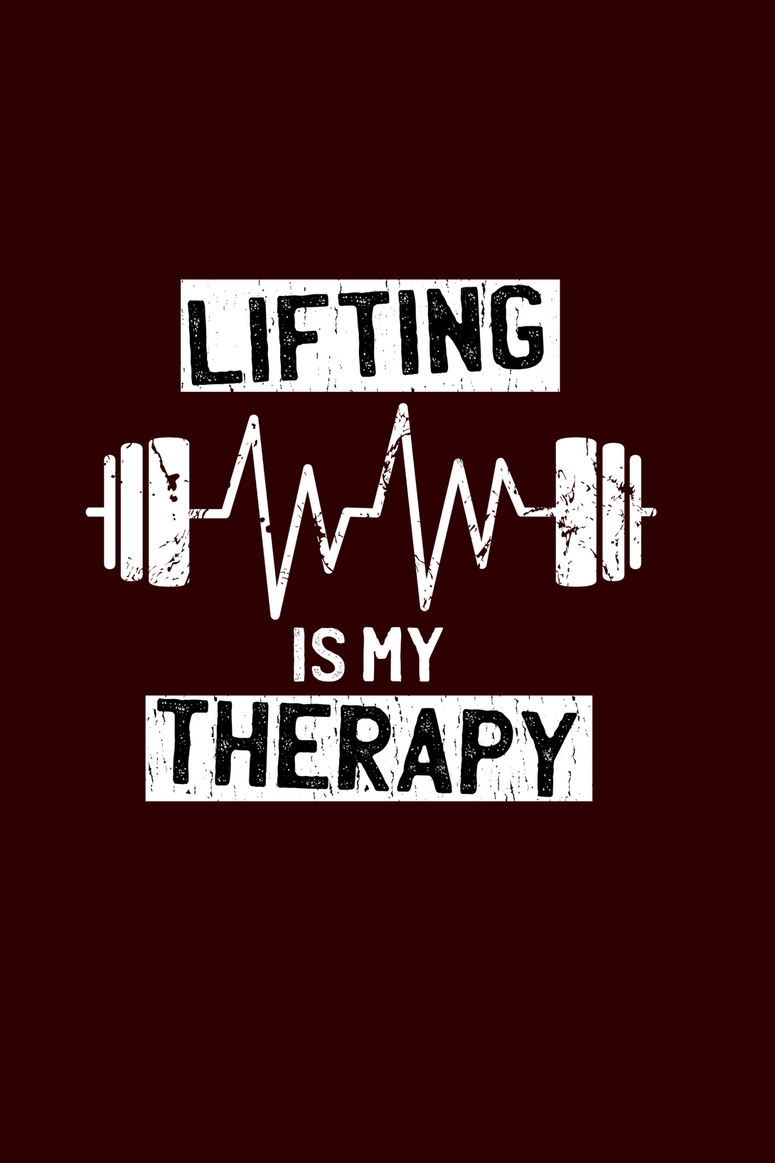 Lifting Is My Therapy Printed T-Shirt For Men - WowWaves - 1