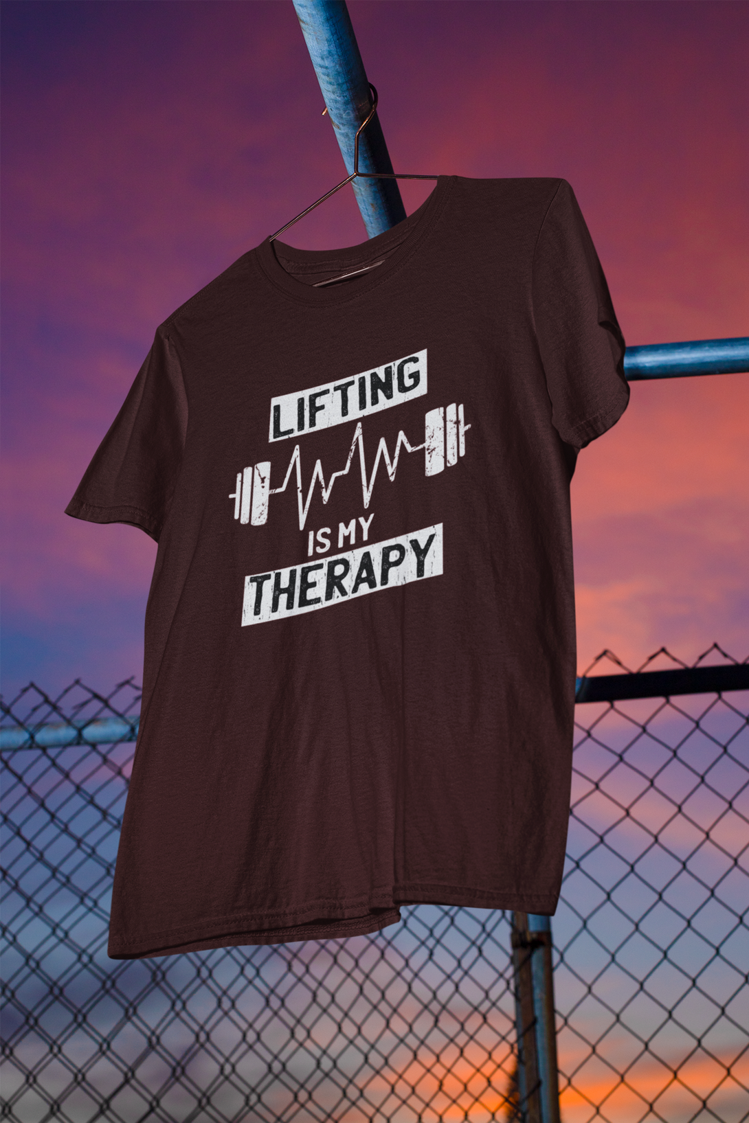 Weightlifting Therapy Printed Oversized T-Shirt For Men - WowWaves - 5