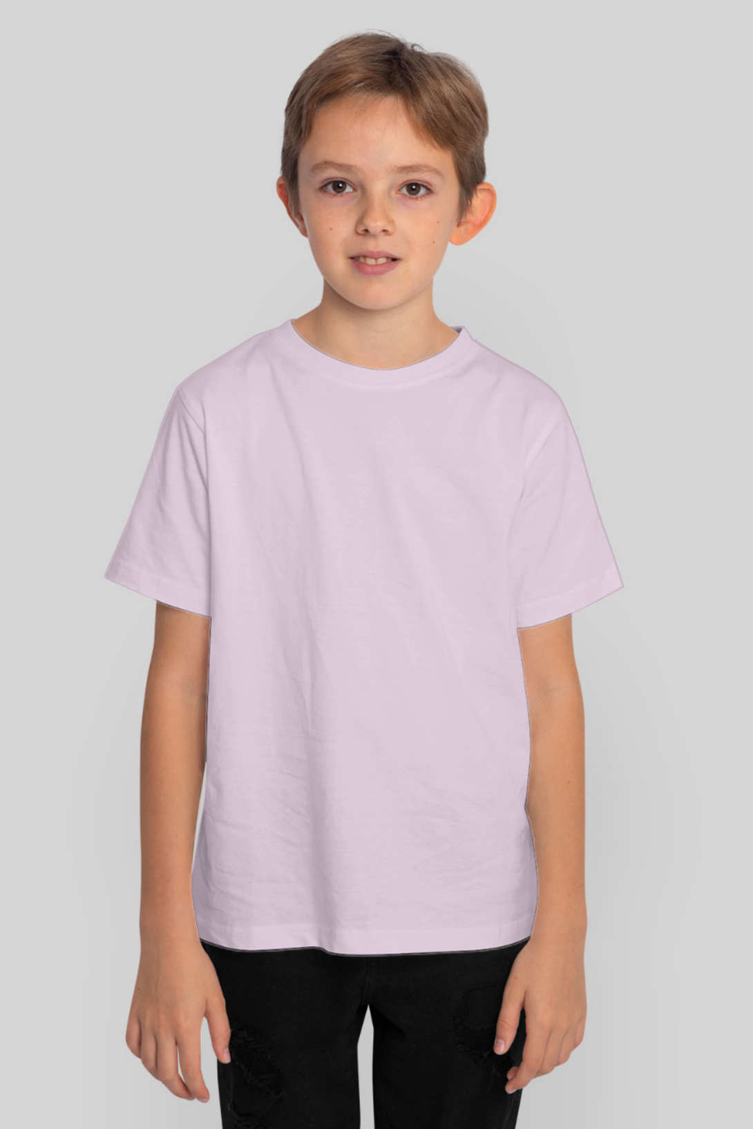 Light Pink T-Shirt For Boy - WowWaves - 1