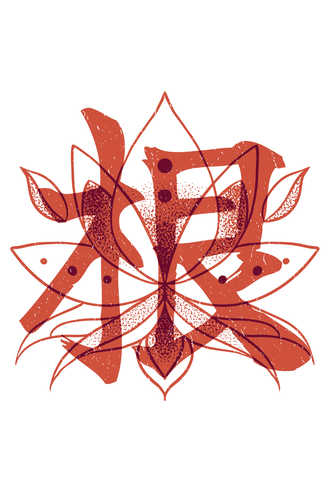 Blossom Zen Lotus Printed T-Shirt For Women - WowWaves - 1