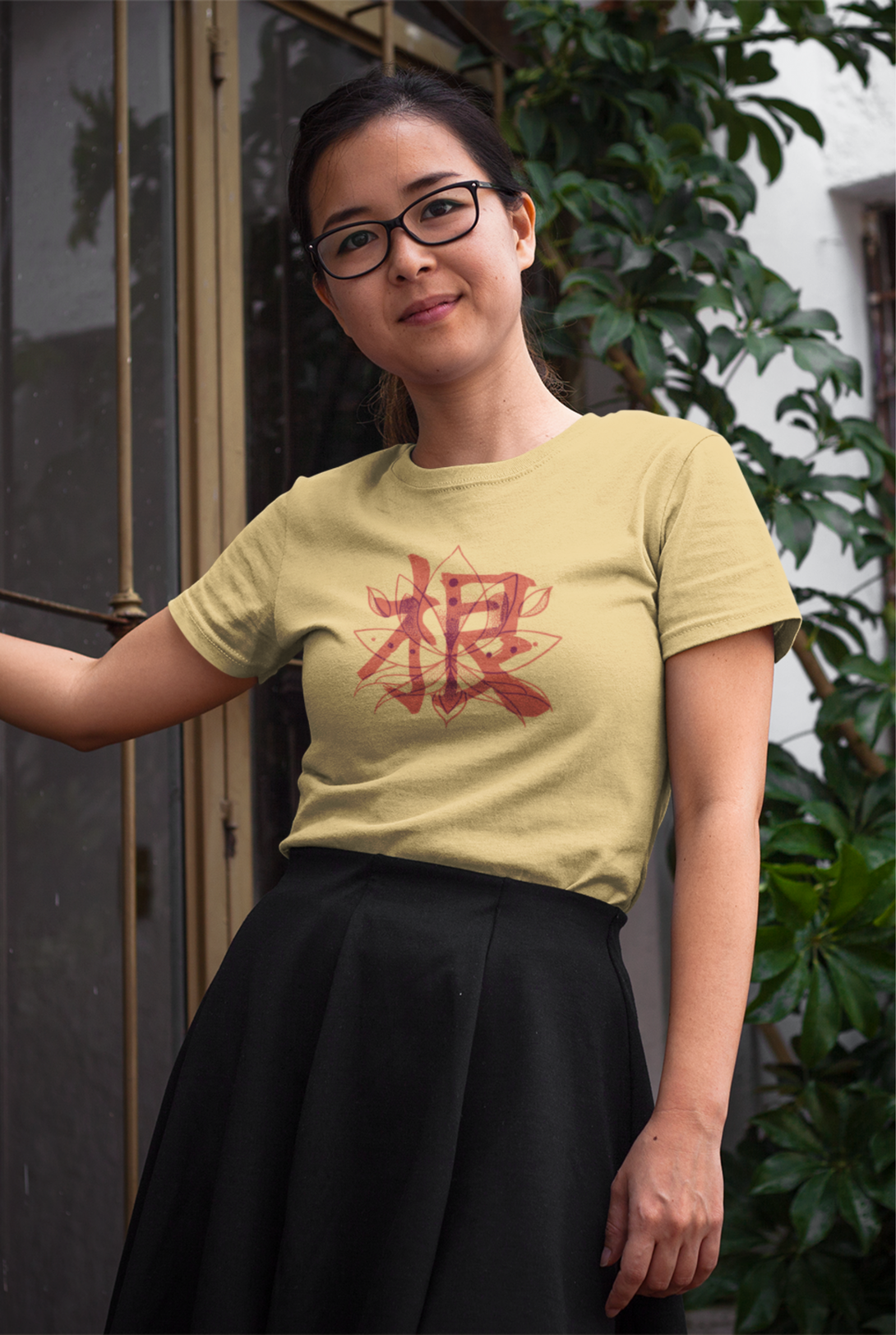 Blossom Zen Lotus Printed T-Shirt For Women - WowWaves - 7