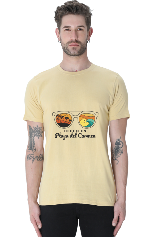 Made In Playa Del Carmen Printed T-Shirt For Men - WowWaves - 9