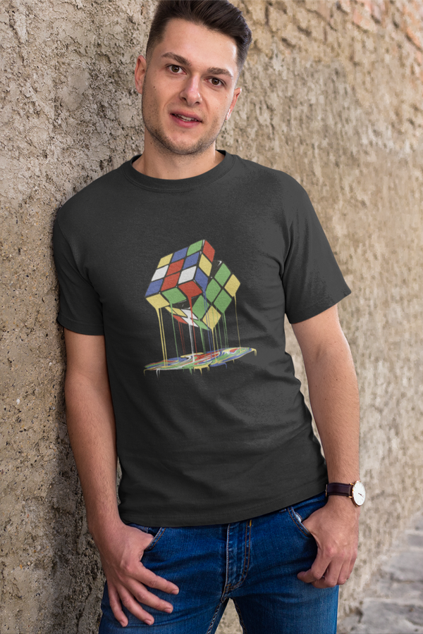 Magic Melts Cube Printed T-Shirt For Men - WowWaves