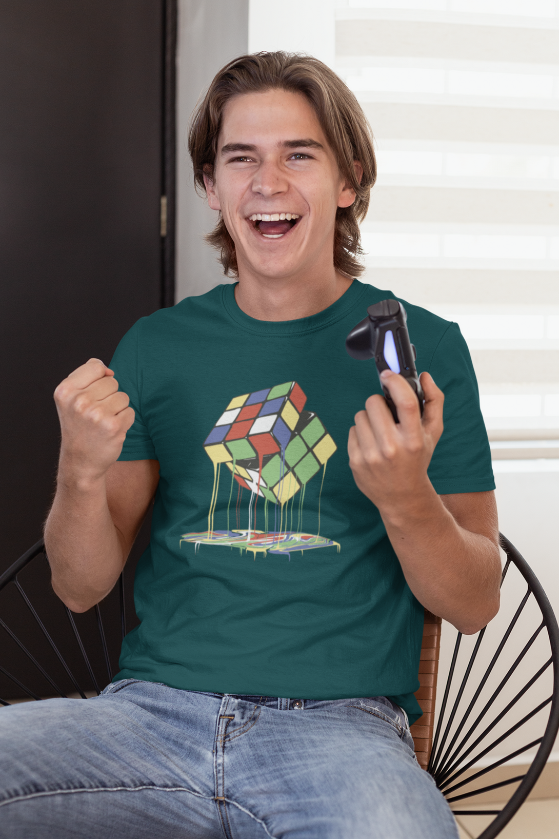 Magic Melts Cube Printed T-Shirt For Men - WowWaves - 2