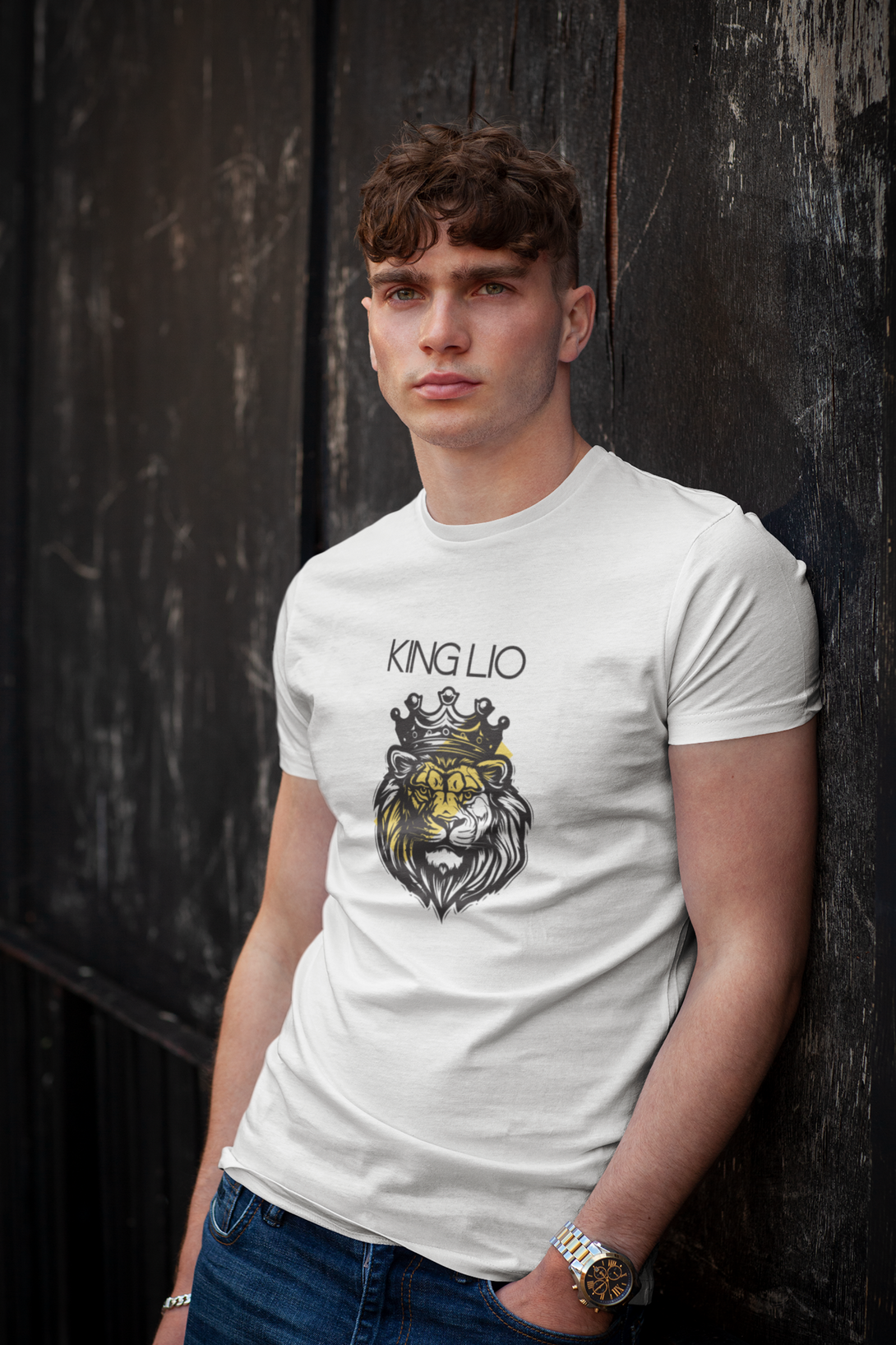 King Lio Printed T-Shirt For Men - WowWaves - 2