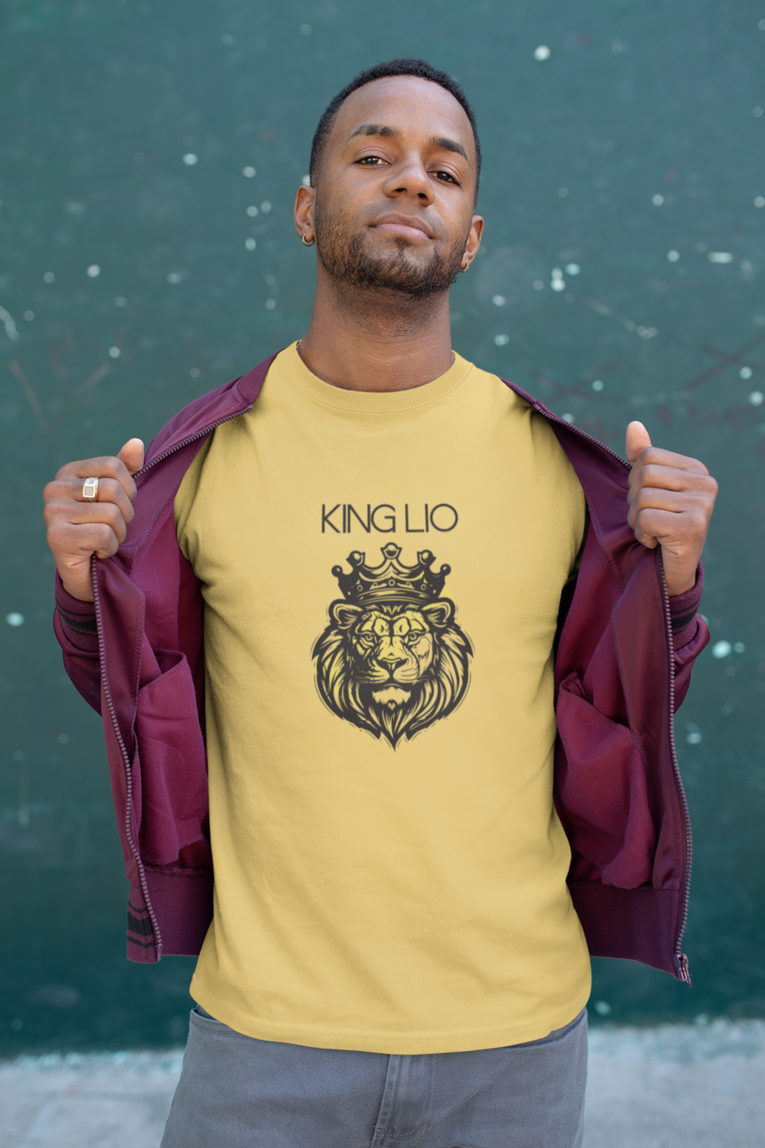 King Lio Printed T-Shirt For Men - WowWaves - 4