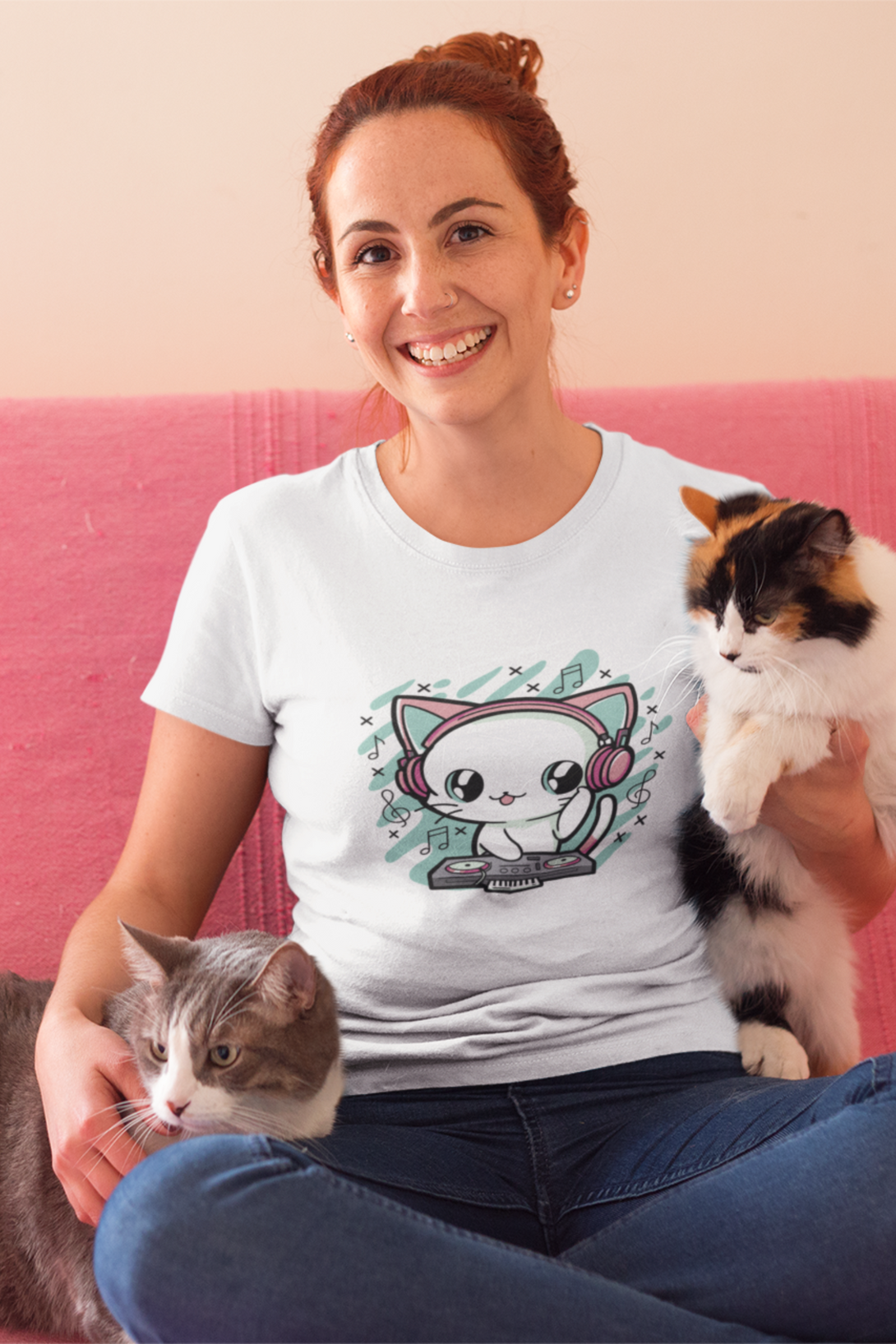 Meow Mix Printed T-Shirt For Women - WowWaves - 6