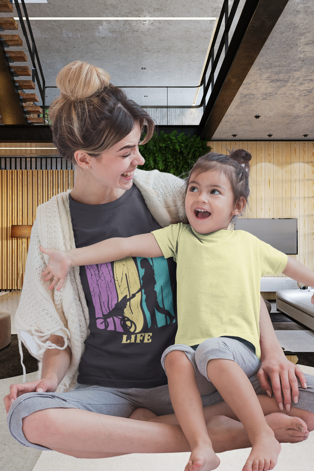 Mom Life Journey Printed T-Shirt For Women - WowWaves - 9