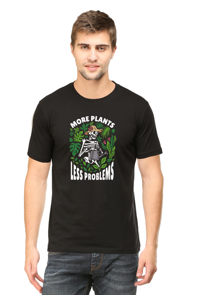 More Plants Less Problems Printed T-Shirt For Men - WowWaves - 6