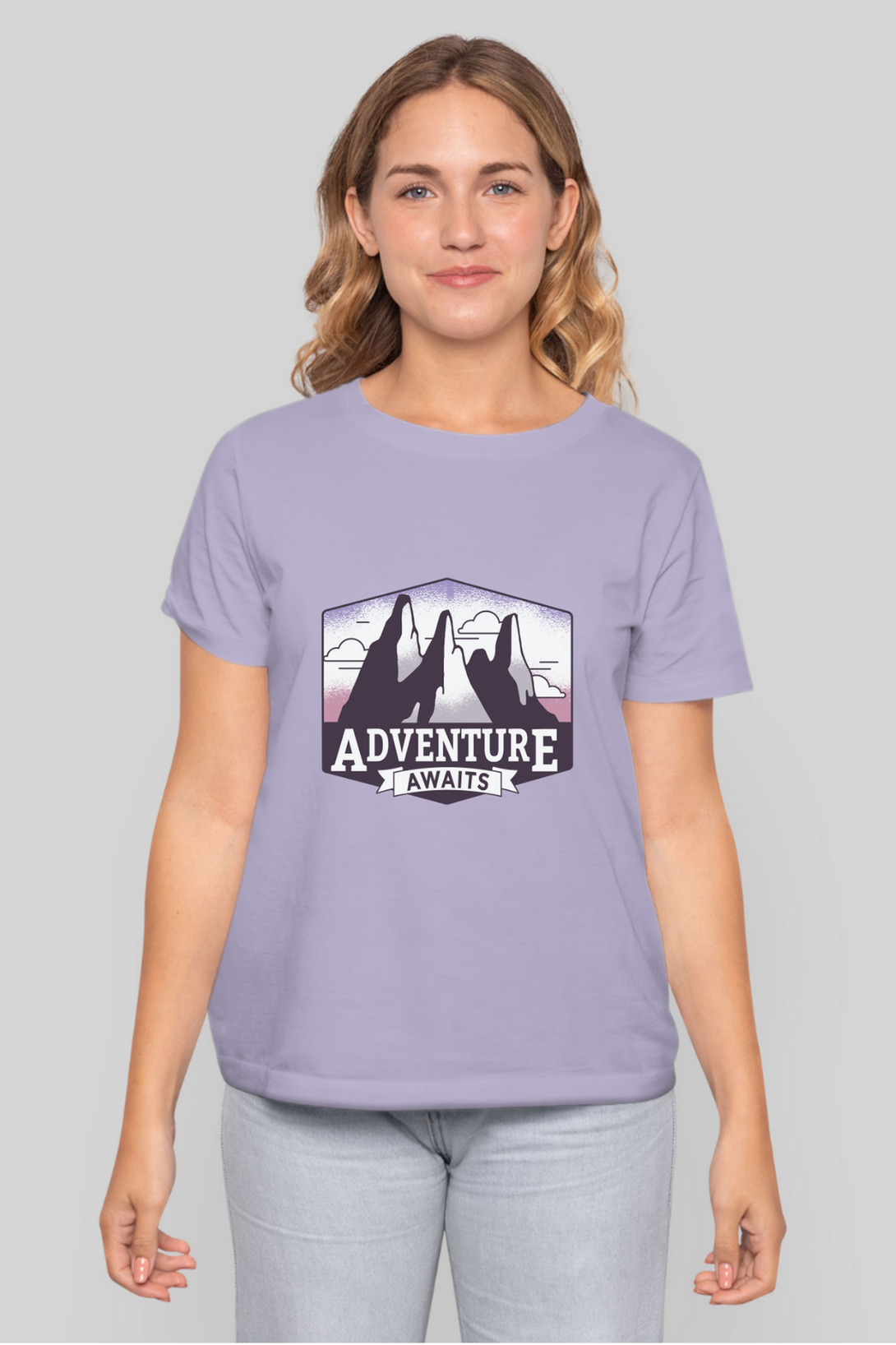 Adventure Awaits Printed T-Shirt For Women - WowWaves - 6