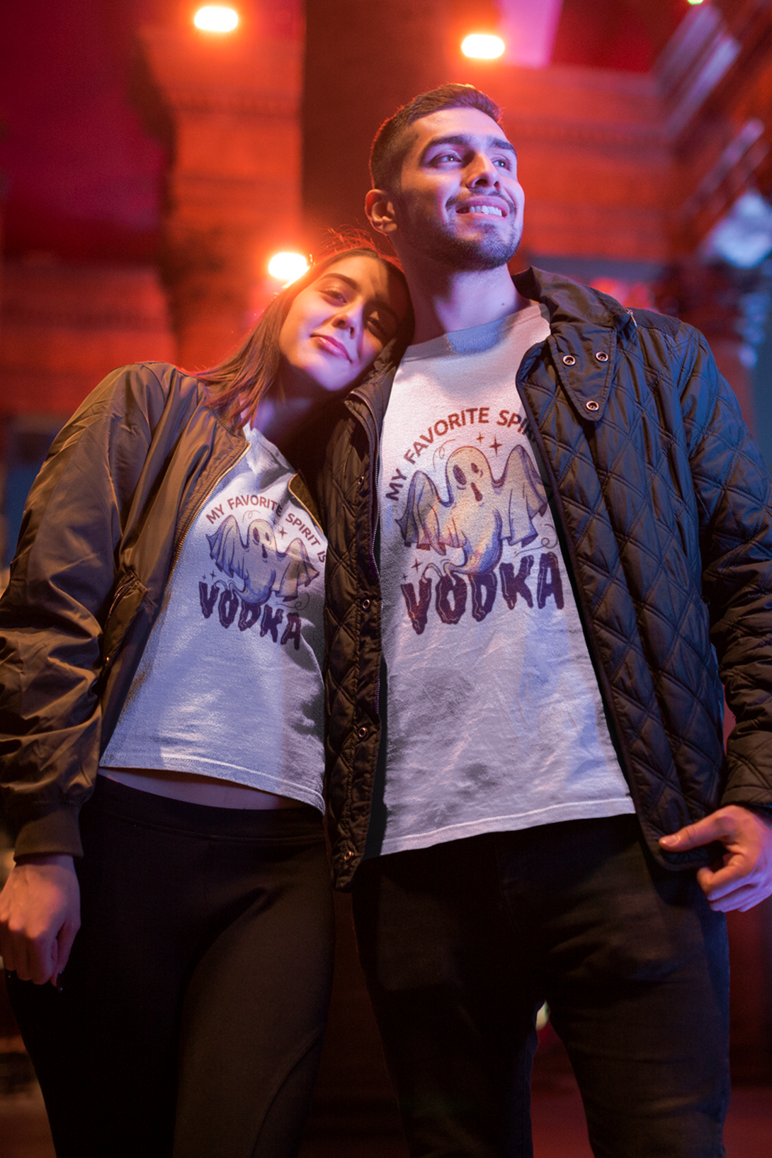 My Favourite Spirit Is Vodka Printed T-Shirt For Men - WowWaves - 2