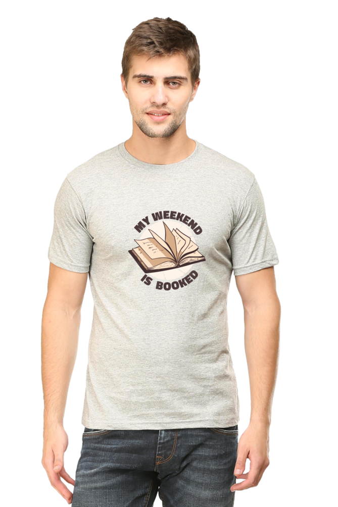My Weekend Is Booked Printed T-Shirt For Men - WowWaves - 13