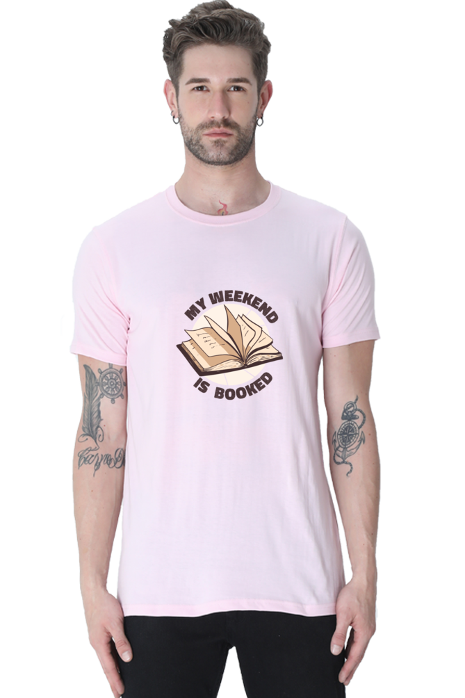 My Weekend Is Booked Printed T-Shirt For Men - WowWaves - 14