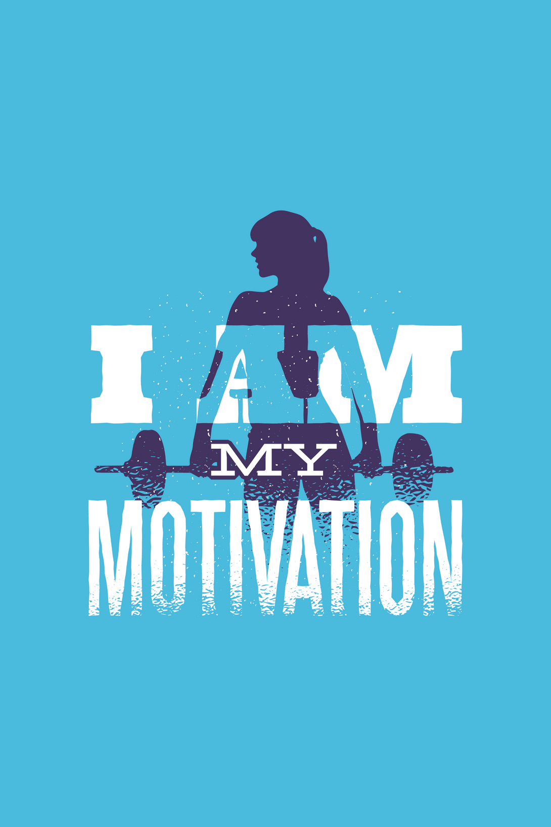 I Am My Motivation Printed Oversized T-Shirt For Women - WowWaves - 1