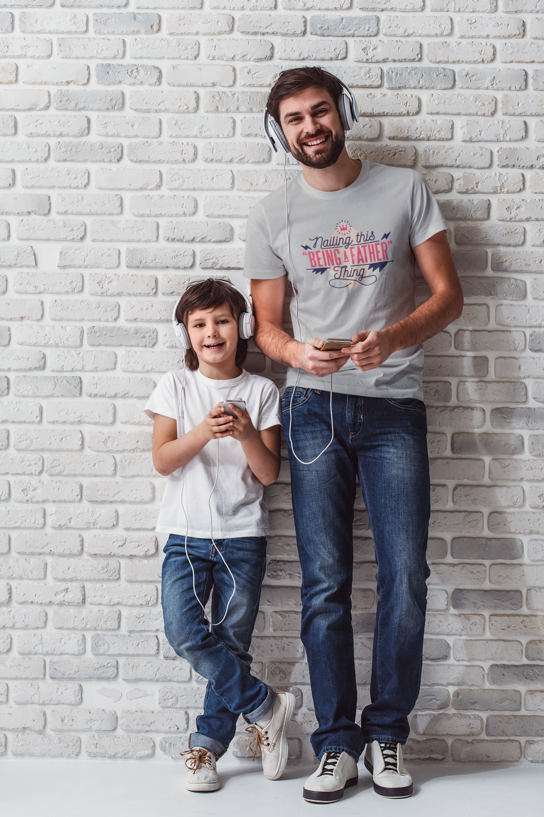 Nailing This Being A Father Thing Printed T-Shirt For Men - WowWaves - 6