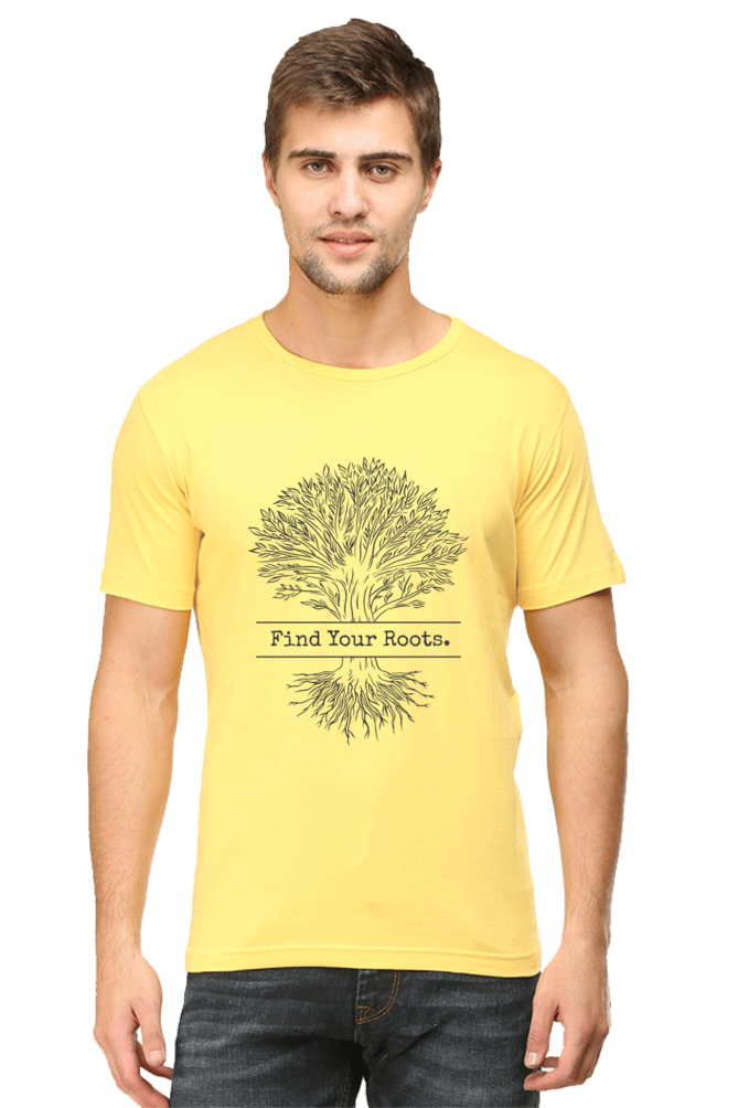 Find Your Roots Printed T-Shirt For Men - WowWaves - 10