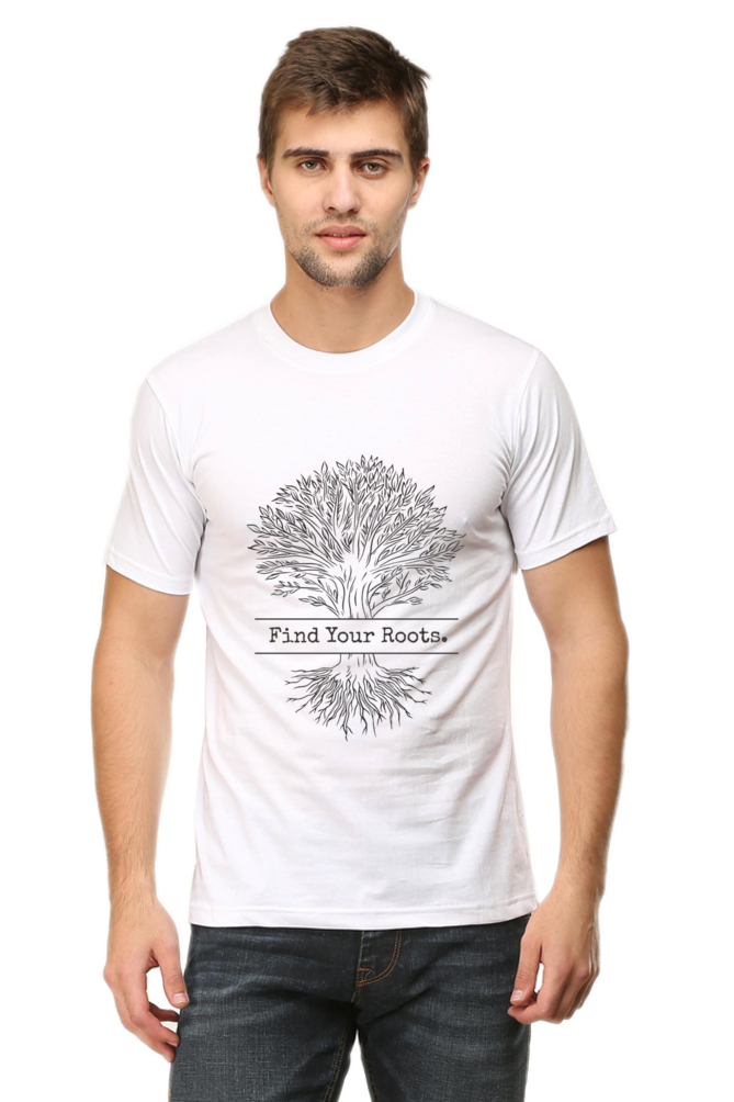 Find Your Roots Printed T-Shirt For Men - WowWaves - 8