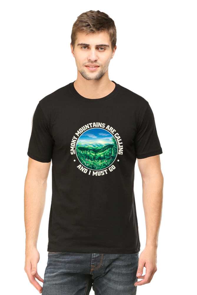 Smoky Mountains Are Calling Printed T-Shirt For Men - WowWaves - 9