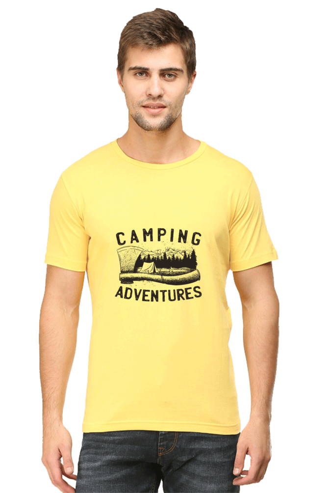 Camping Adventures Printed T-Shirt For Men - WowWaves - 9