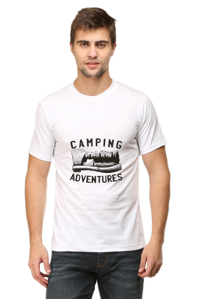 Camping Adventures Printed T-Shirt For Men - WowWaves - 8