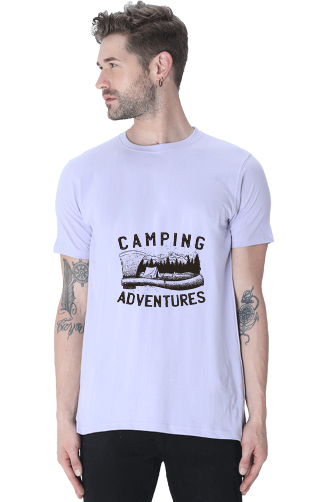 Camping Adventures Printed T-Shirt For Men - WowWaves - 7