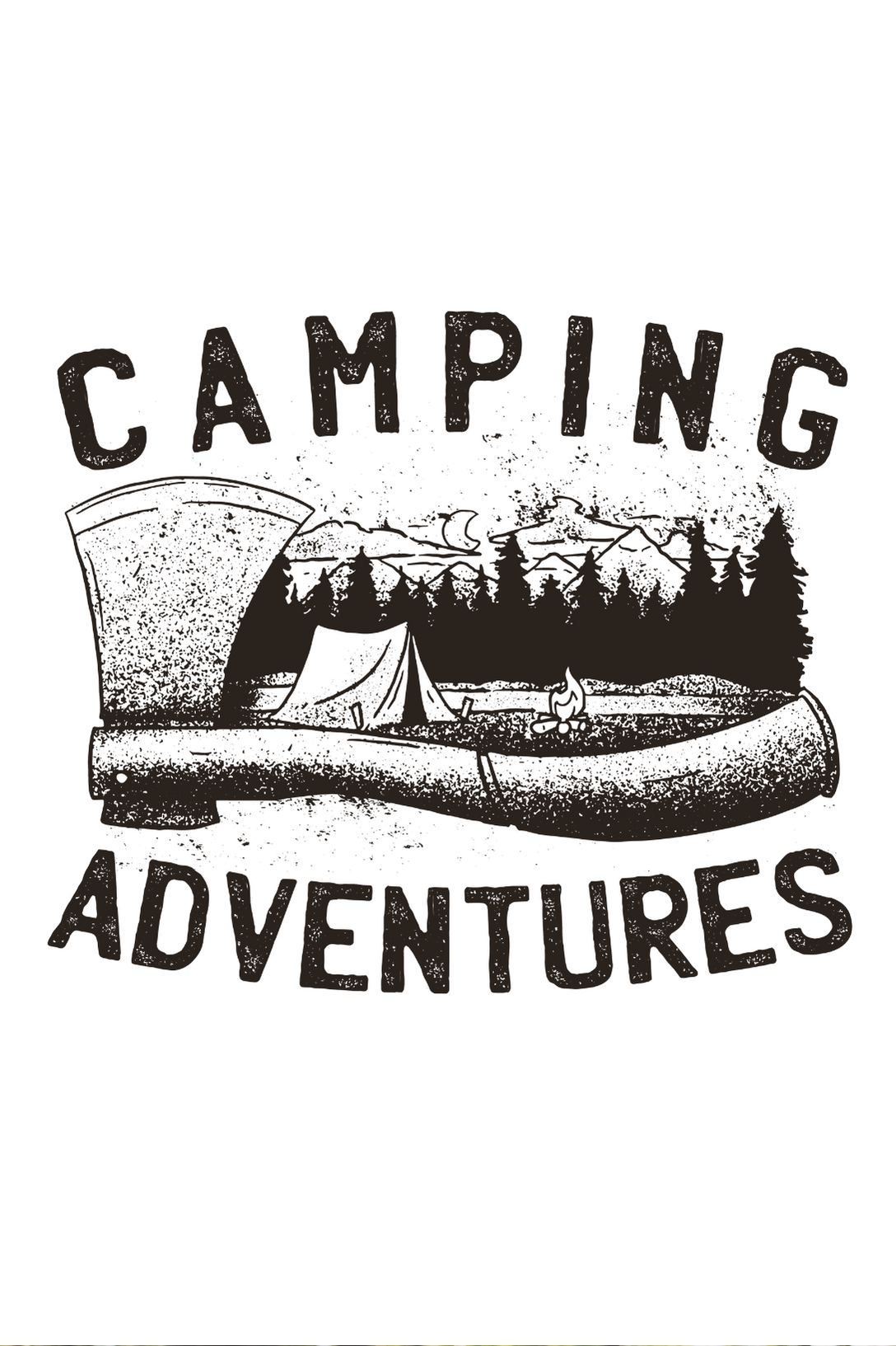Camping Adventures Printed T-Shirt For Men - WowWaves - 1