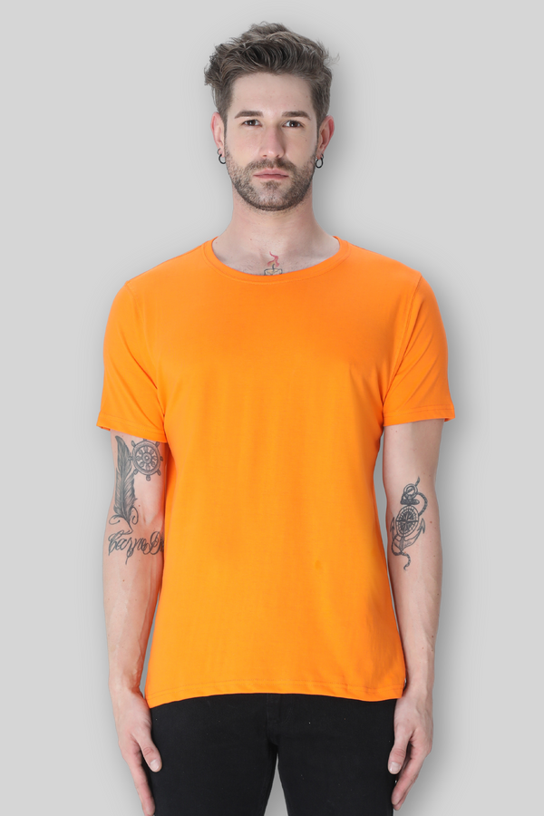 Orange T Shirt For Men - WowWaves