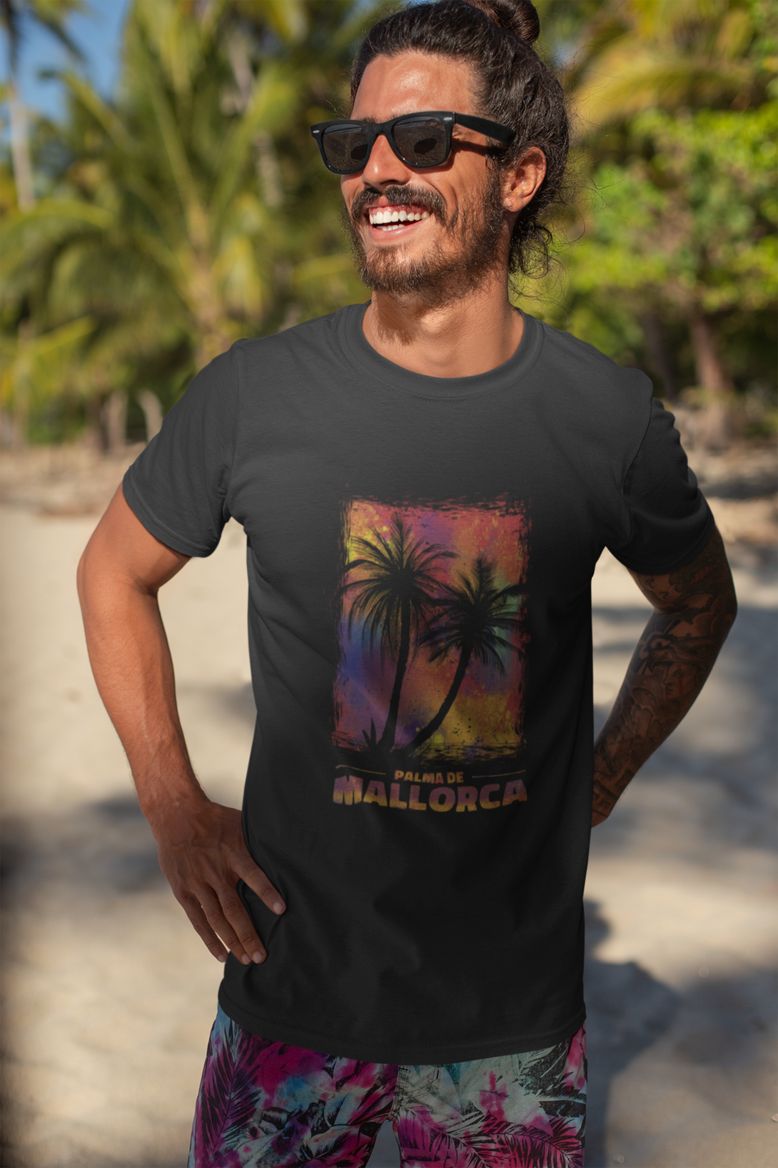 Palma De Mallorca Printed T-Shirt For Men - WowWaves - 5