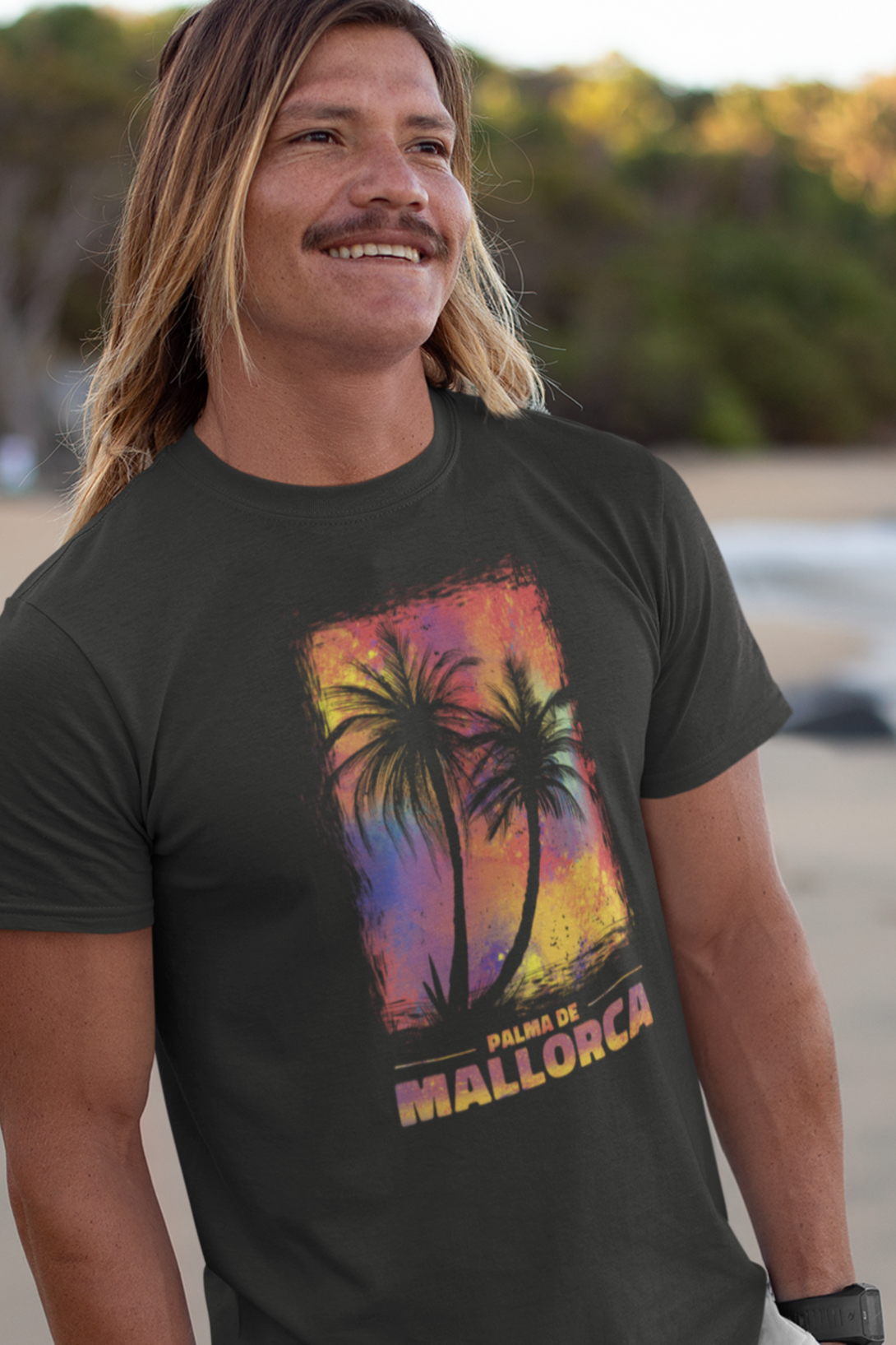 Palma De Mallorca Printed T-Shirt For Men - WowWaves - 4