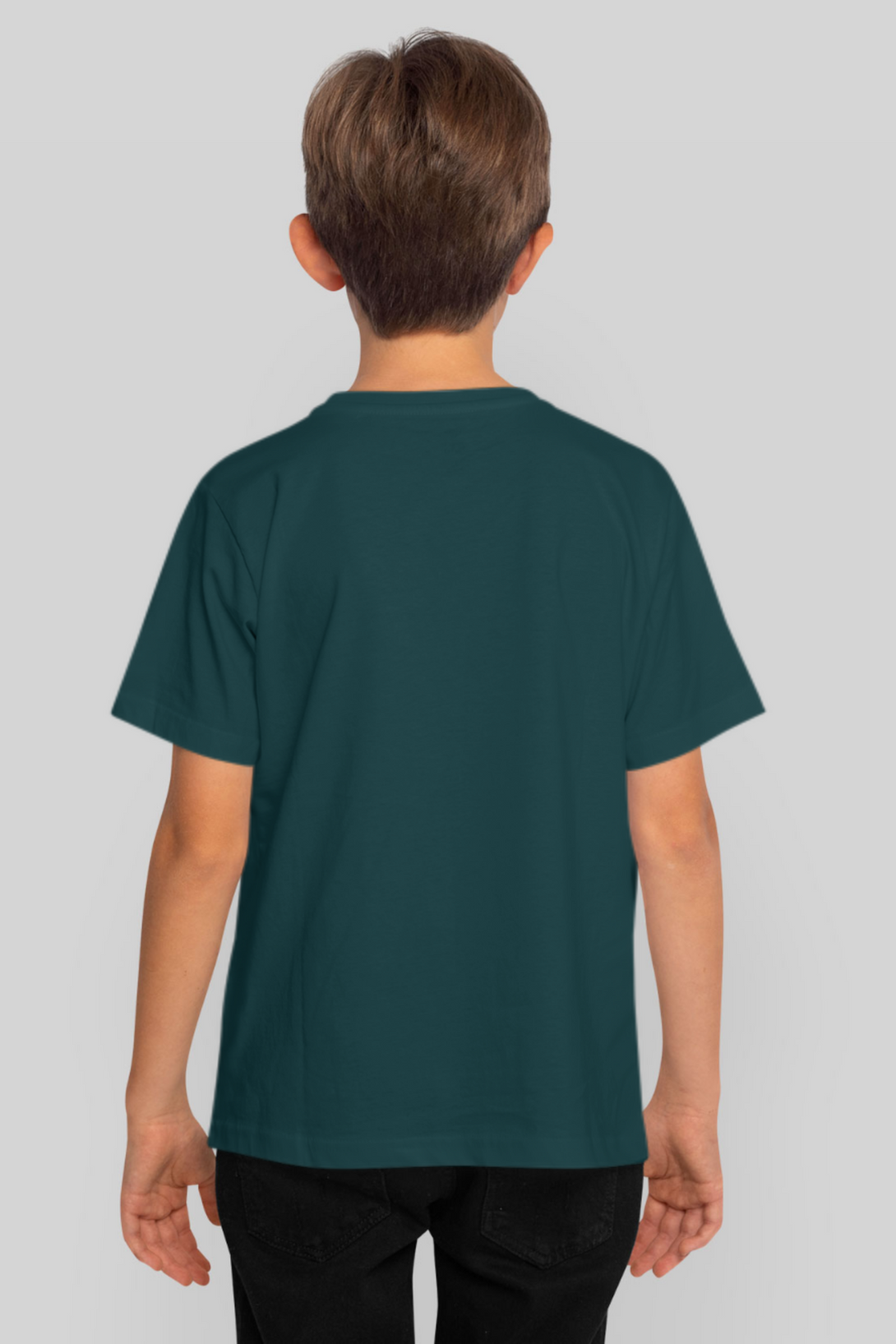 Petrol Blue T-Shirt For Boy - WowWaves - 2