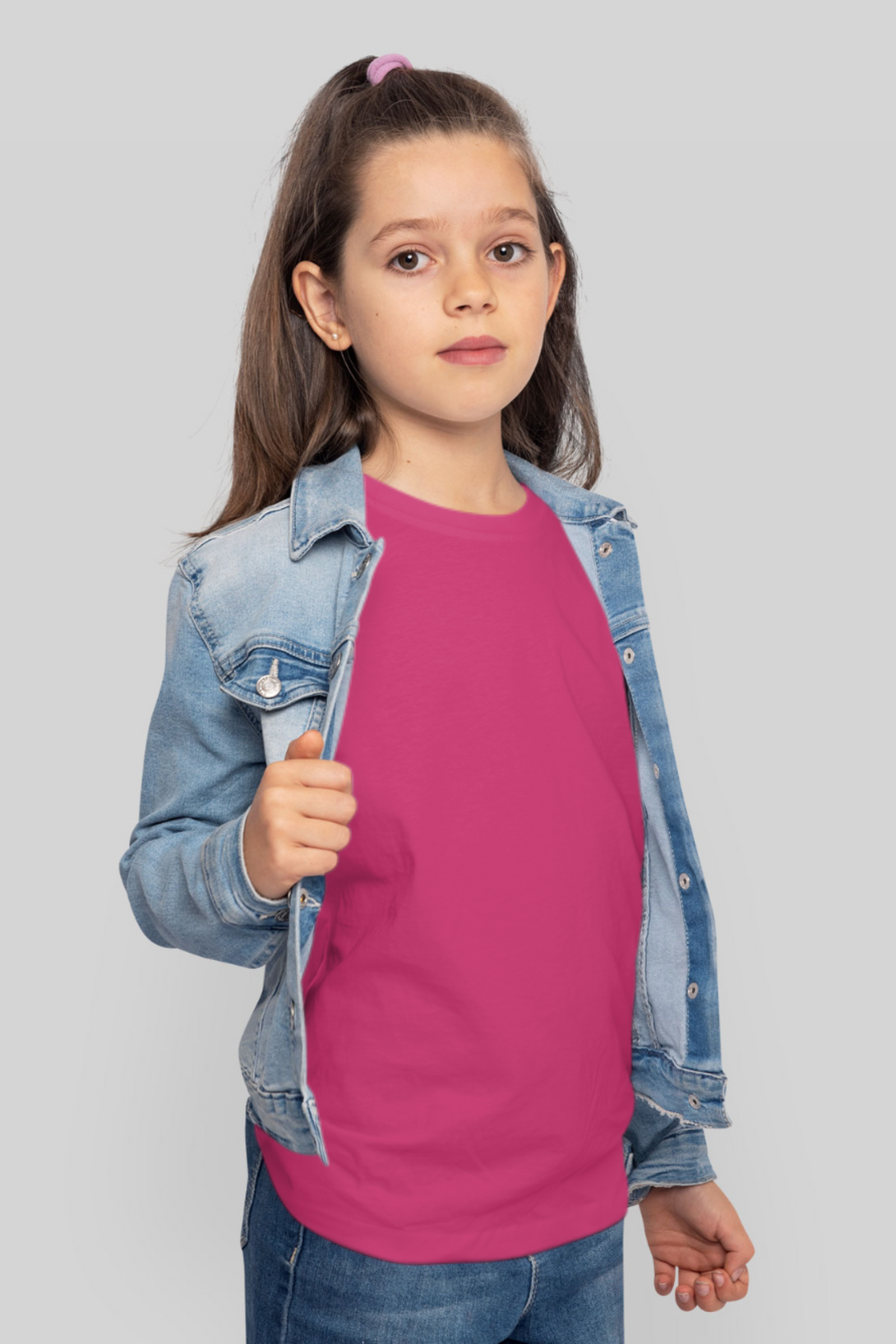 Pink T-Shirt For Girl - WowWaves - 1