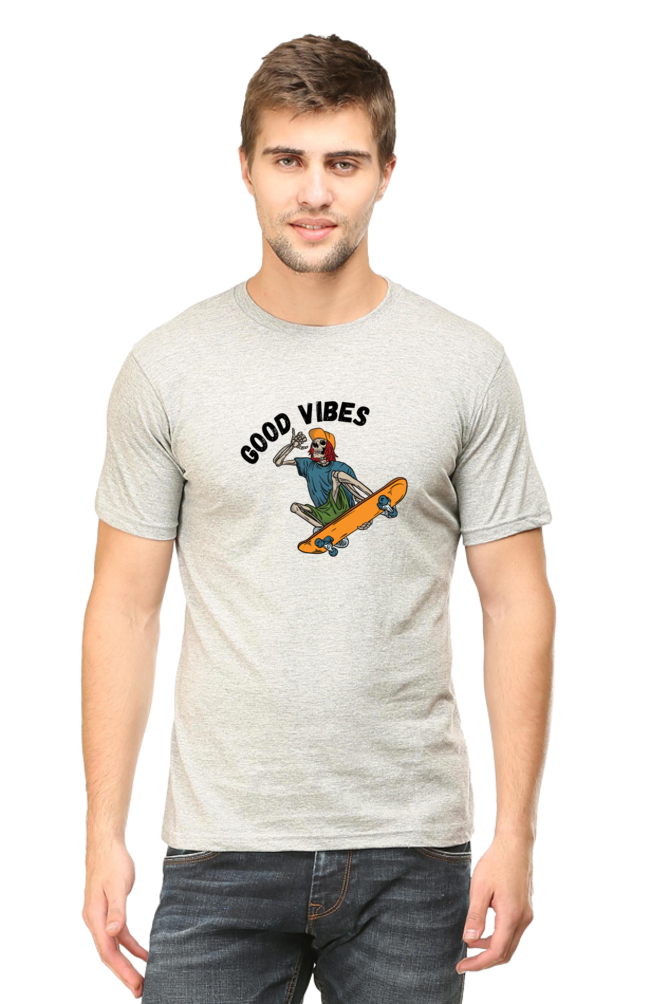 Good Vibes Printed T-Shirt For Men - WowWaves - 12