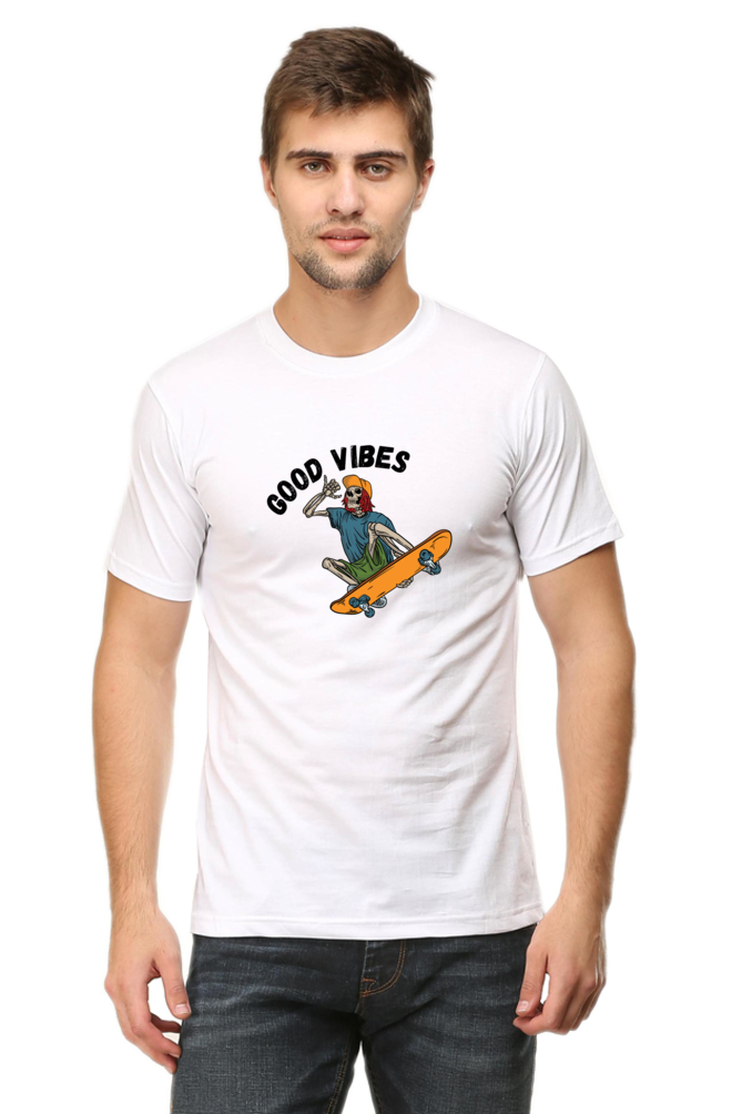 Good Vibes Printed T-Shirt For Men - WowWaves - 10