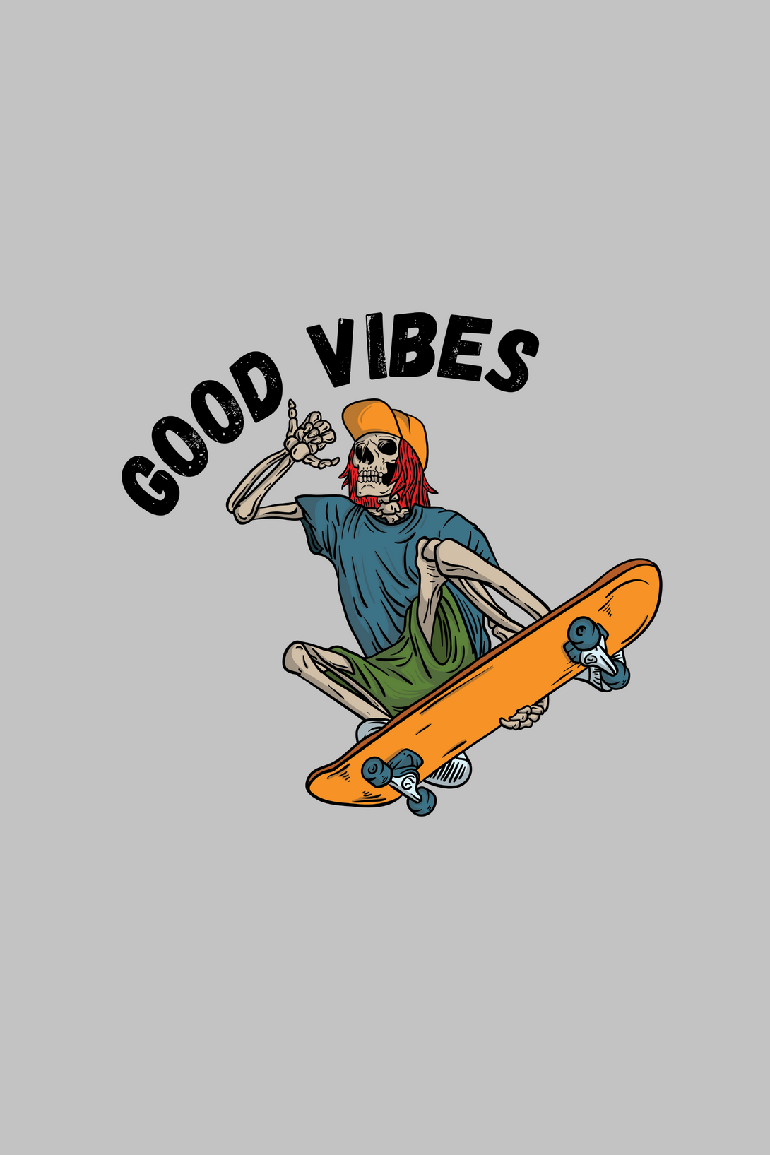 Good Vibes Printed T-Shirt For Men - WowWaves - 1