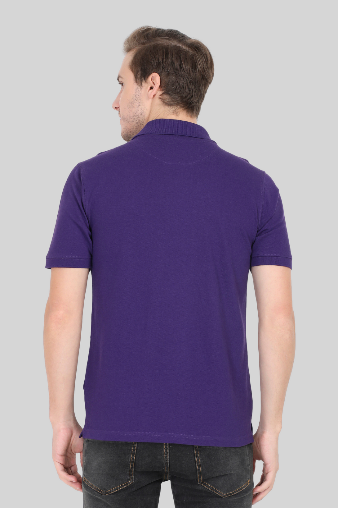 Purple Polo T-Shirt For Men - WowWaves - 7