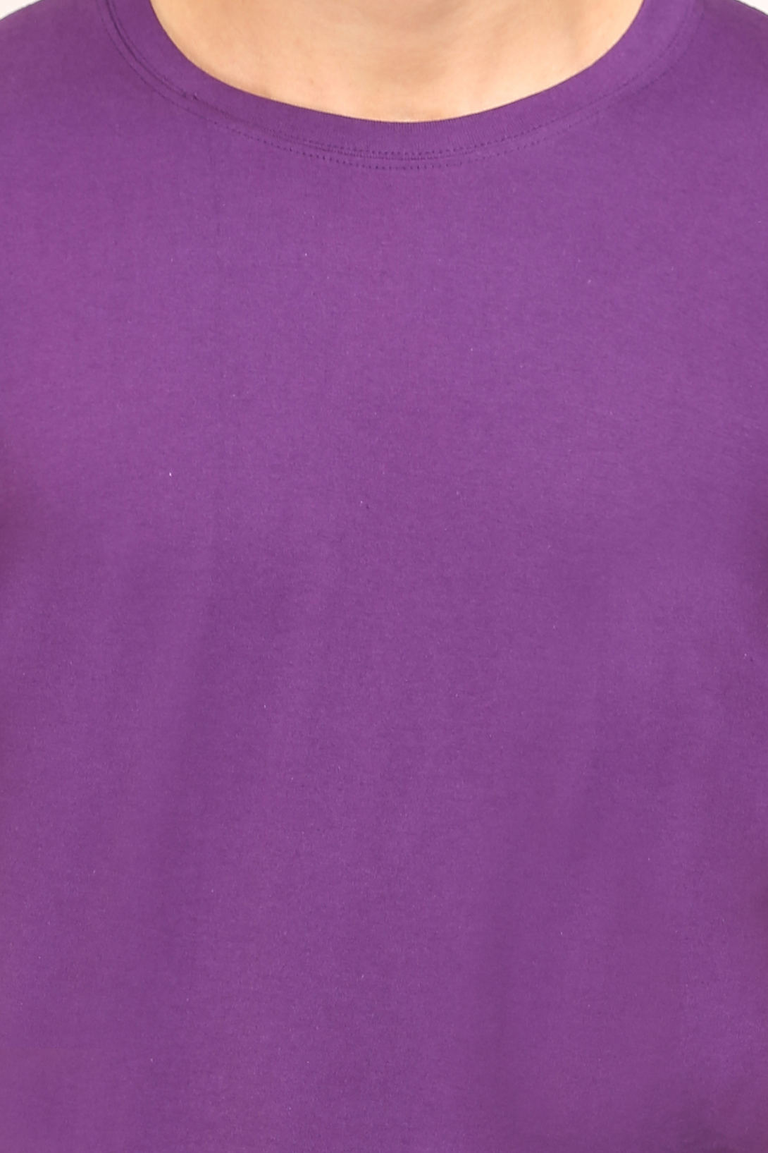Purple T-Shirt For Men - WowWaves - 4