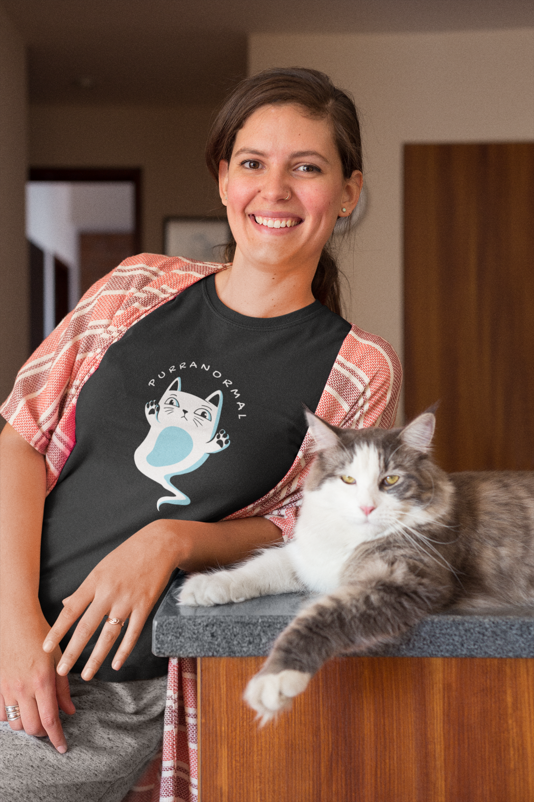 Purranormal Printed T-Shirt For Women - WowWaves