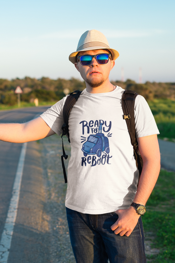 Ready To Reboot Printed T-Shirt For Men - WowWaves