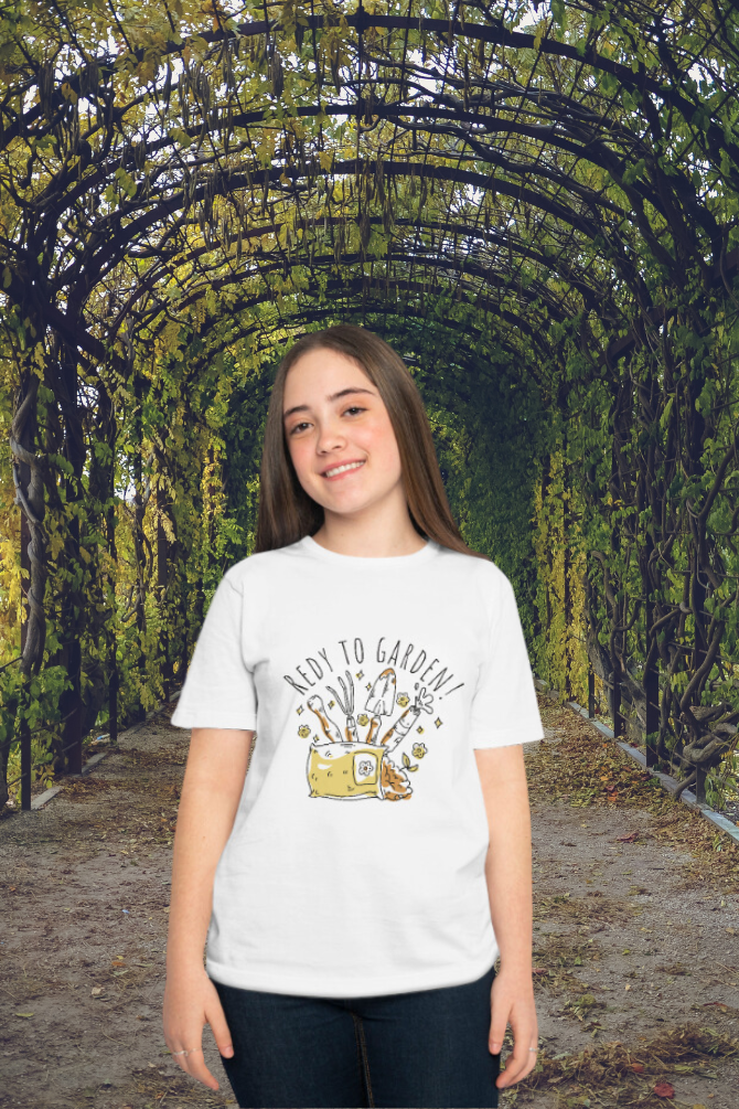 Ready To Garden Printed T-Shirt For Women - WowWaves - 7