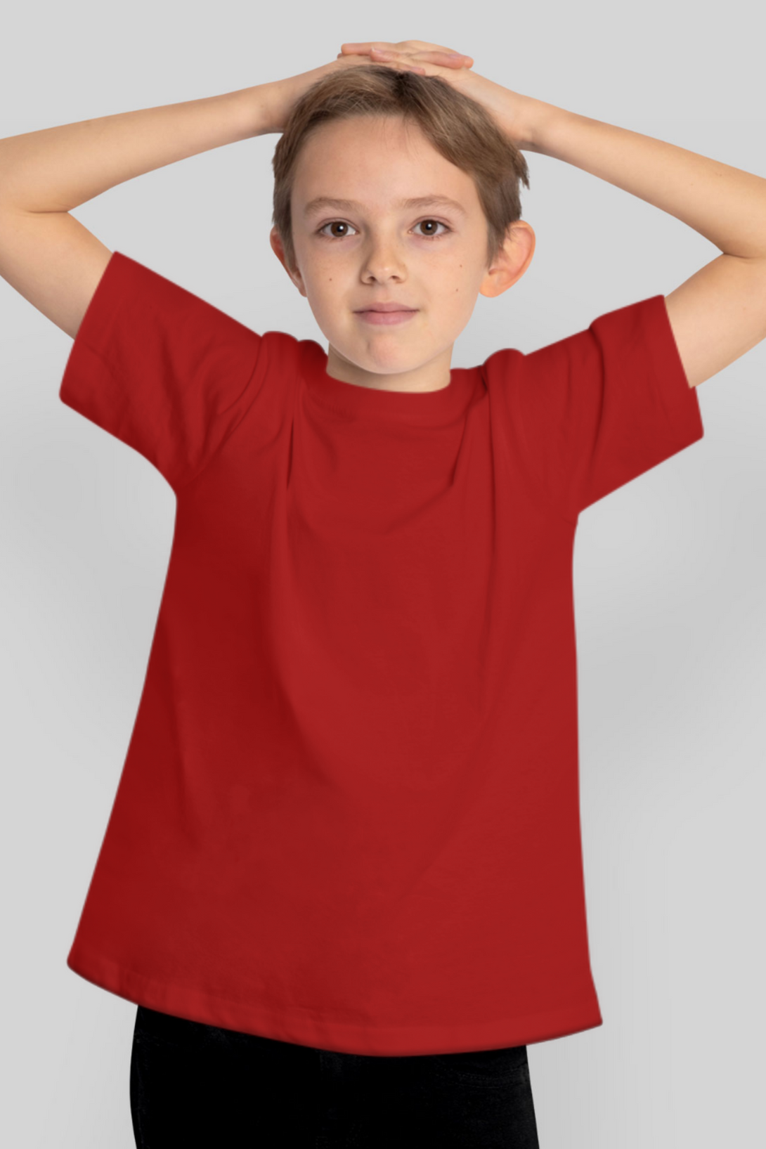 Red T-Shirt For Boy - WowWaves - 2