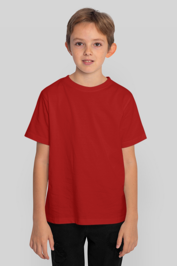 Red T-Shirt For Boy - WowWaves