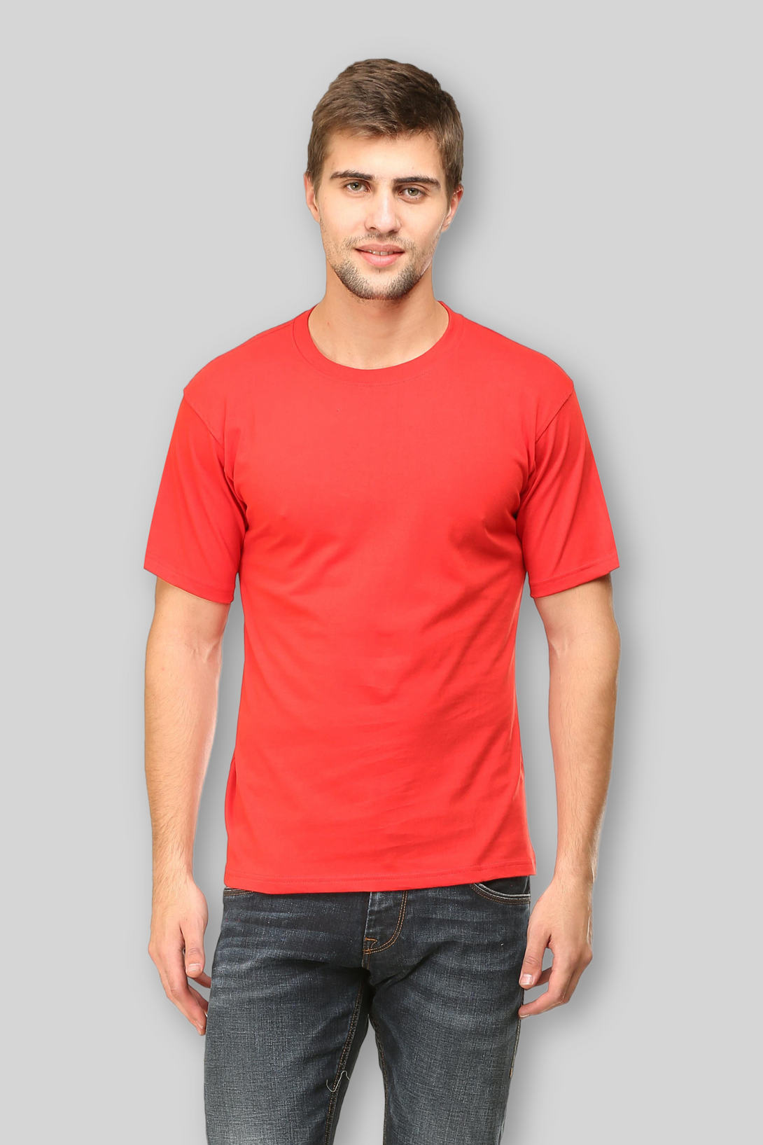 Red T-Shirt For Men - WowWaves - 2