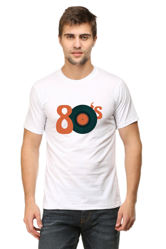 Retro Groove Printed T-Shirt For Men - WowWaves - 6