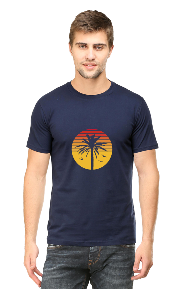 Retro Paradise Printed T-Shirt For Men - WowWaves - 6