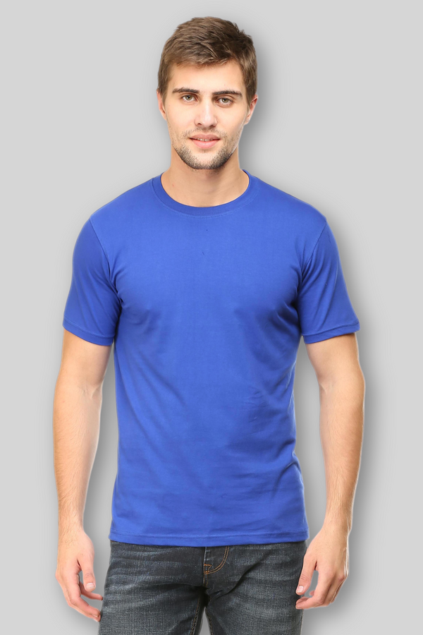 Royal Blue T-Shirt For Men - WowWaves