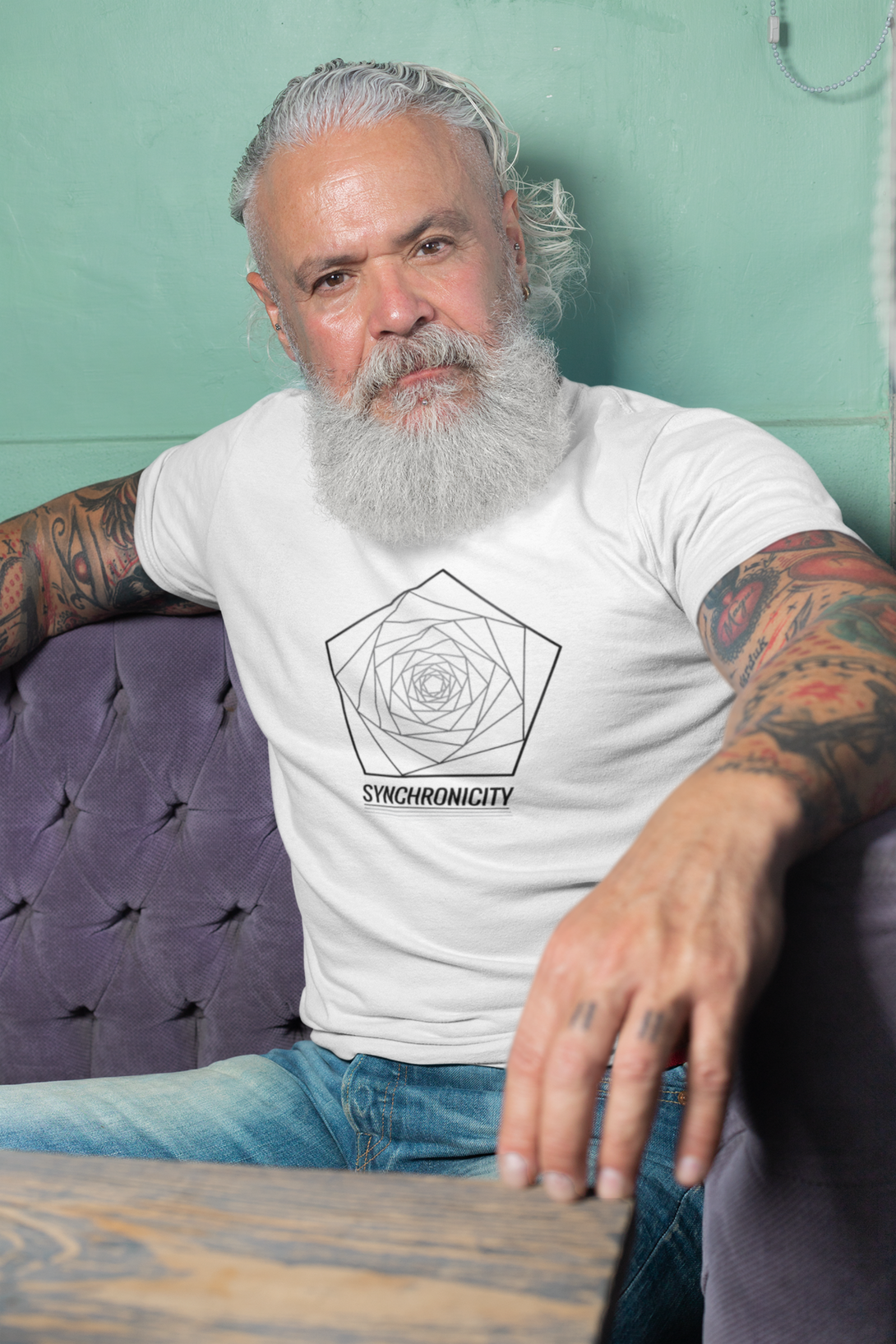 Sacred Geometry Printed T-Shirt For Men - WowWaves - 4