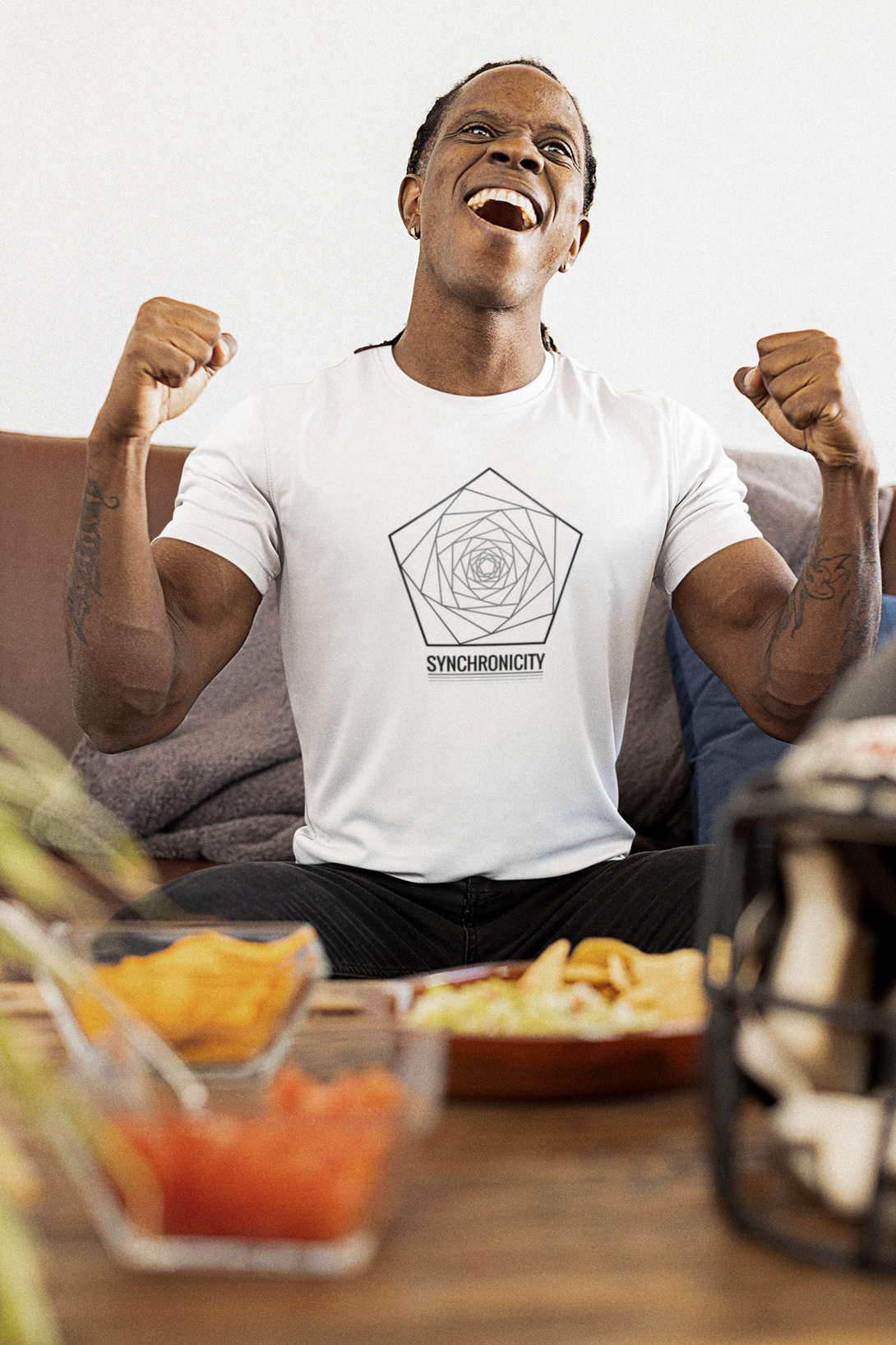 Sacred Geometry Printed T-Shirt For Men - WowWaves - 3