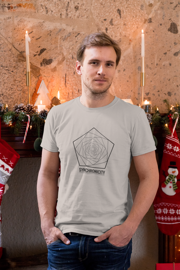 Sacred Geometry Printed T-Shirt For Men - WowWaves