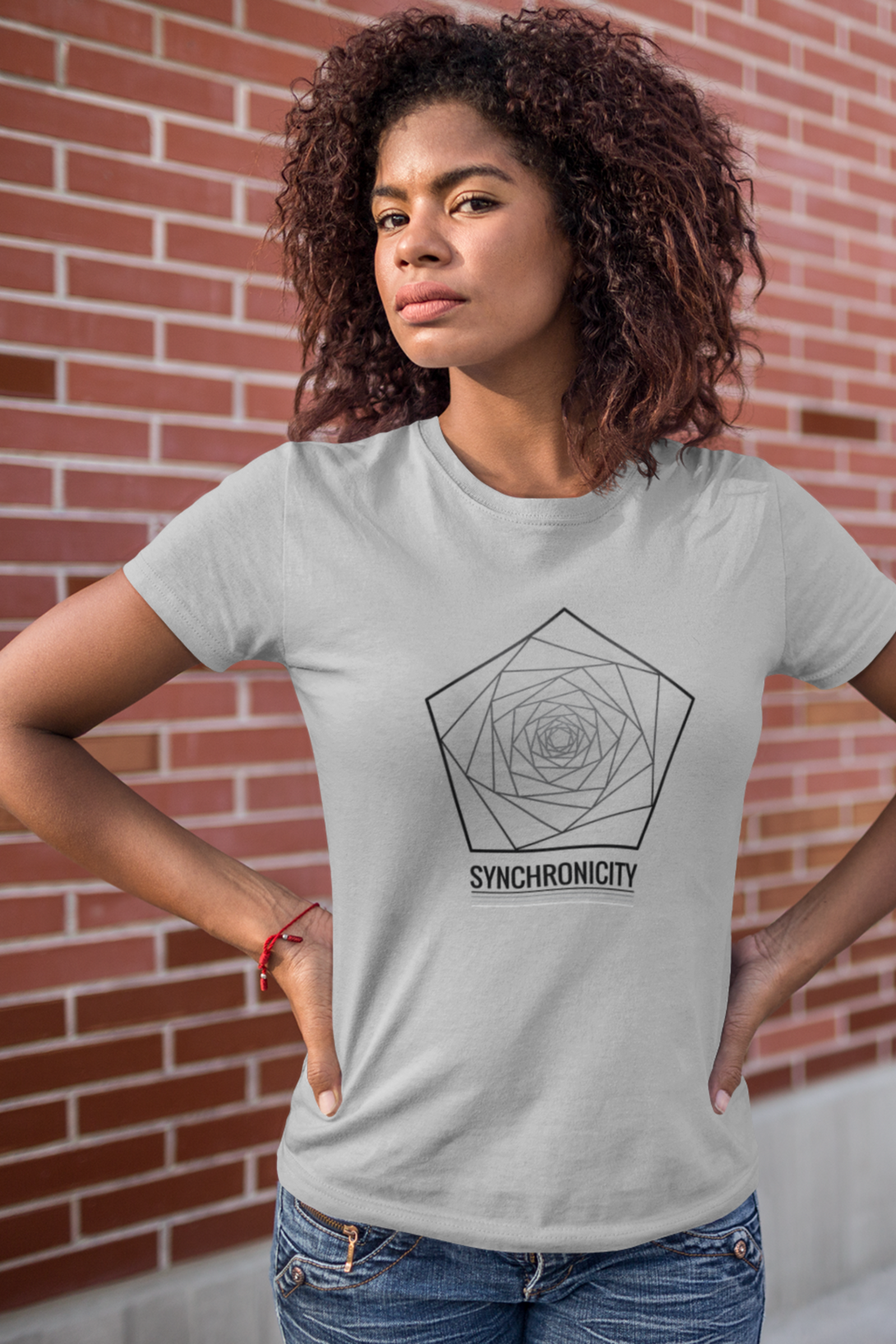 Sacred Geometry Printed T-Shirt For Women - WowWaves - 6