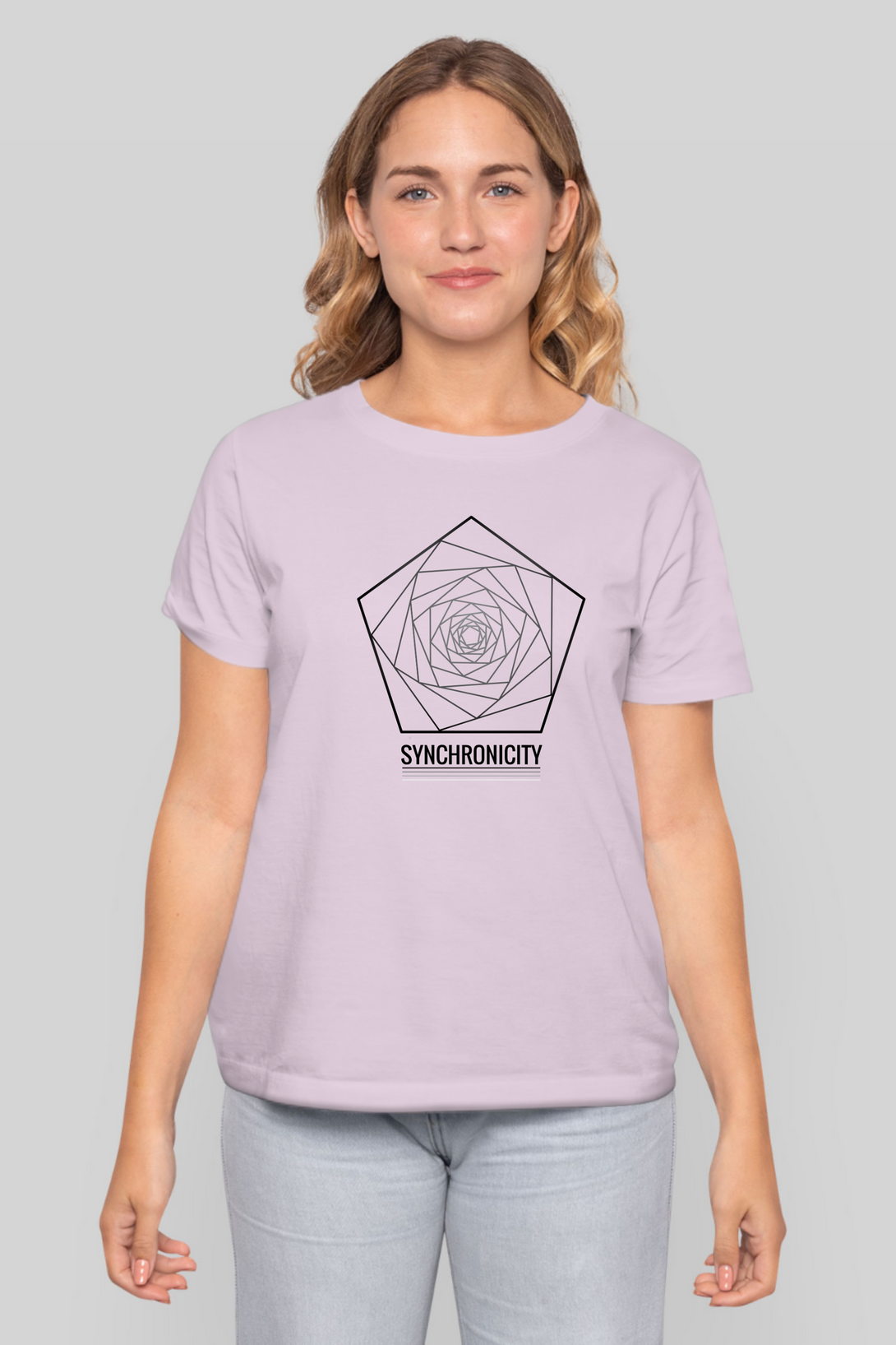 Sacred Geometry Printed T-Shirt For Women - WowWaves - 7